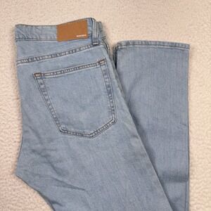 Bonobos Jeans Men's 32x32 Slim Straight Light Wash Denim Blue Preppy